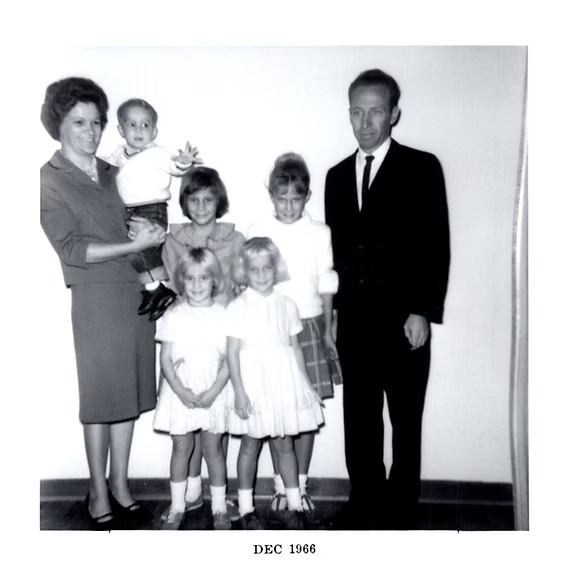 An early ministry family photo